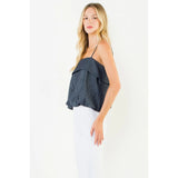 THML | Strapped Folded Tank Top - Navy