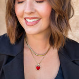 Vanessa Mooney | The Ruby Heart Necklace