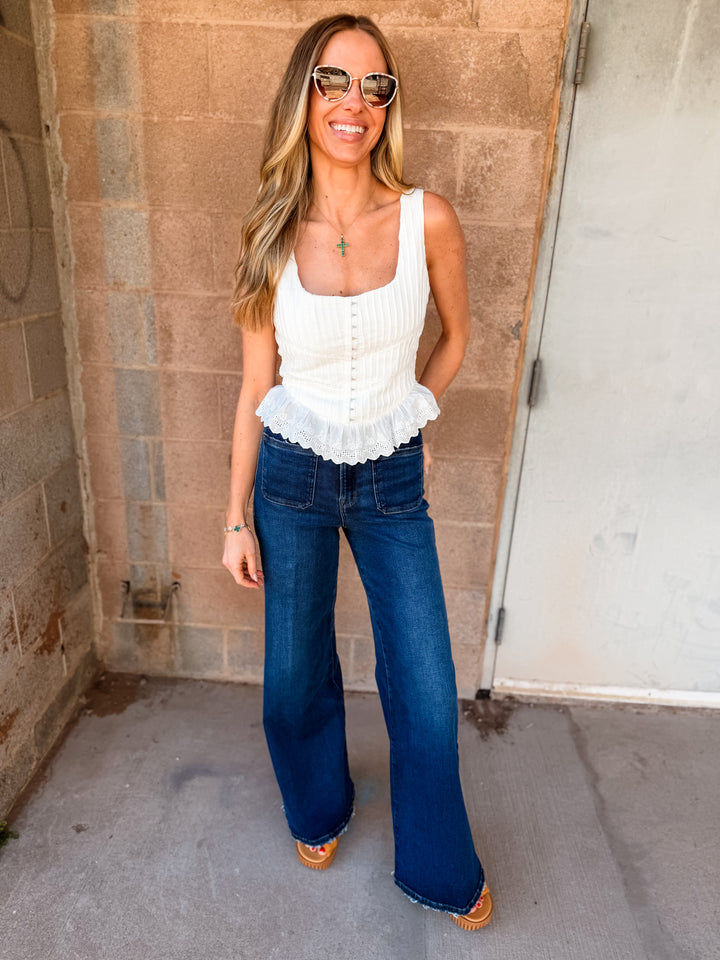 Heartloom | Christine Top - Eggshell