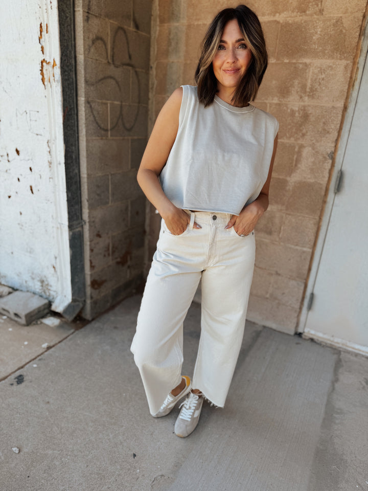 Everyday Easy Fit Tank - Beige