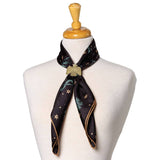 Jenni Earle | Silk Scarf - “Lasso the Stars” - Square Neck & Hair Scarf