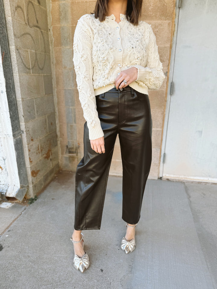 Pistola | Eli High Rise Barrel Jean - French Roast