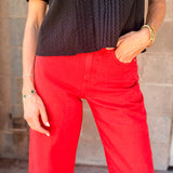 AG Jeans | Hattie Crop - Recording Red