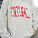 Charlie Southern | Football Polka Dot Mockneck- Red