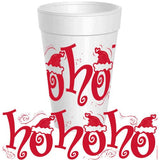 Sassy Cups |  Ho Ho Ho Hats Wrap - 10 pack