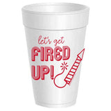 Sassy Cups | Fired Up Styrofoam Cups - 10 pack