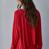 By Together | Daily Ease Knit Top - Red