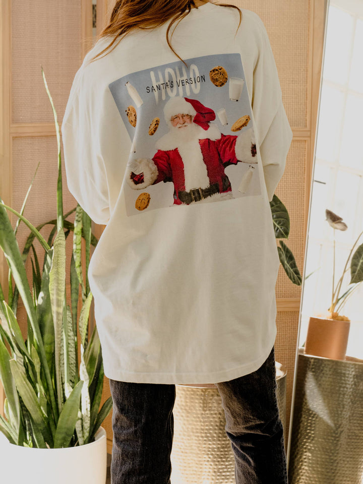 Santa's Version Graphic Tee | ONE SIZE