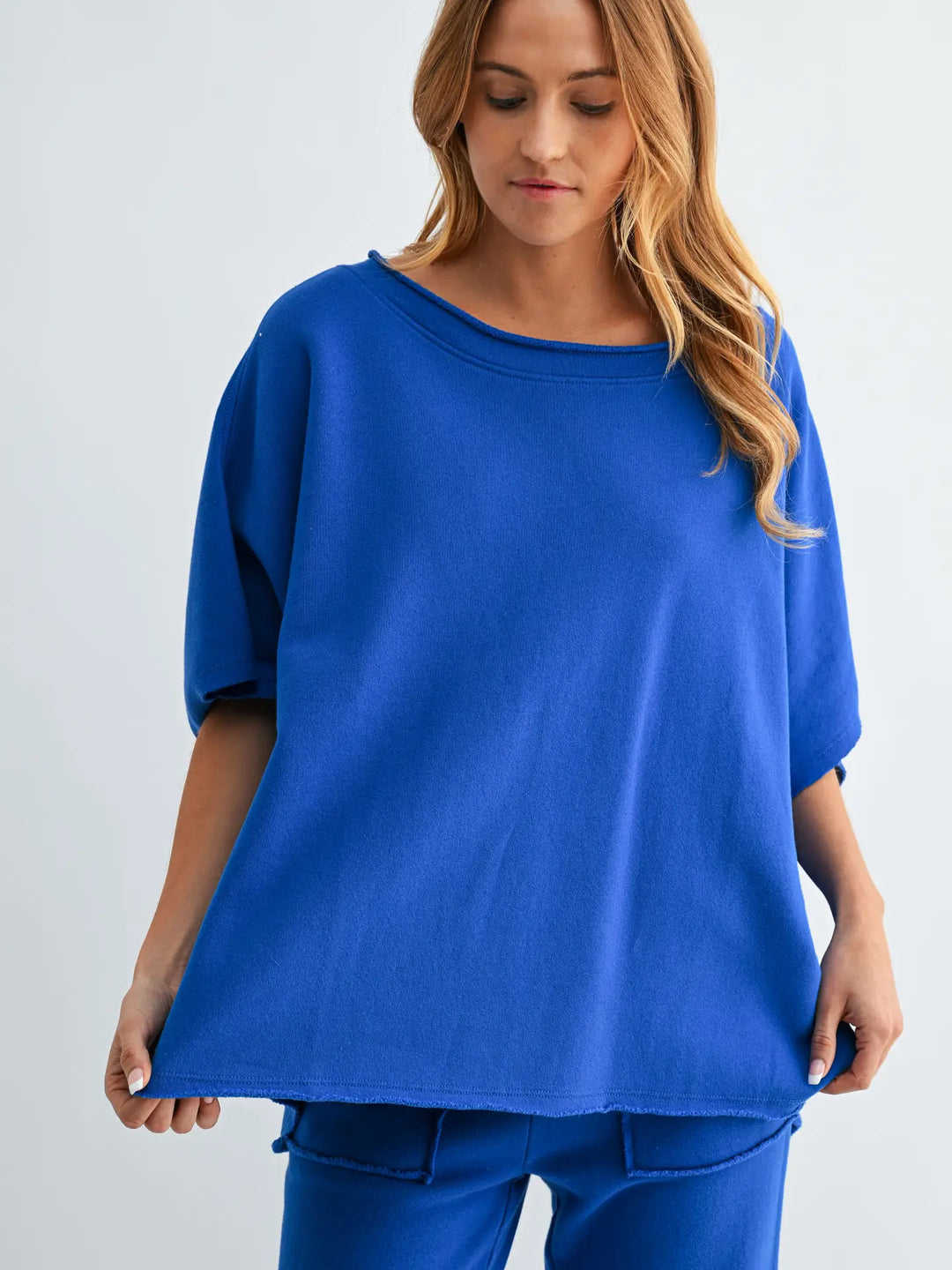 Mono B | Malibu Vintage Dolman Top - Deep Indigo