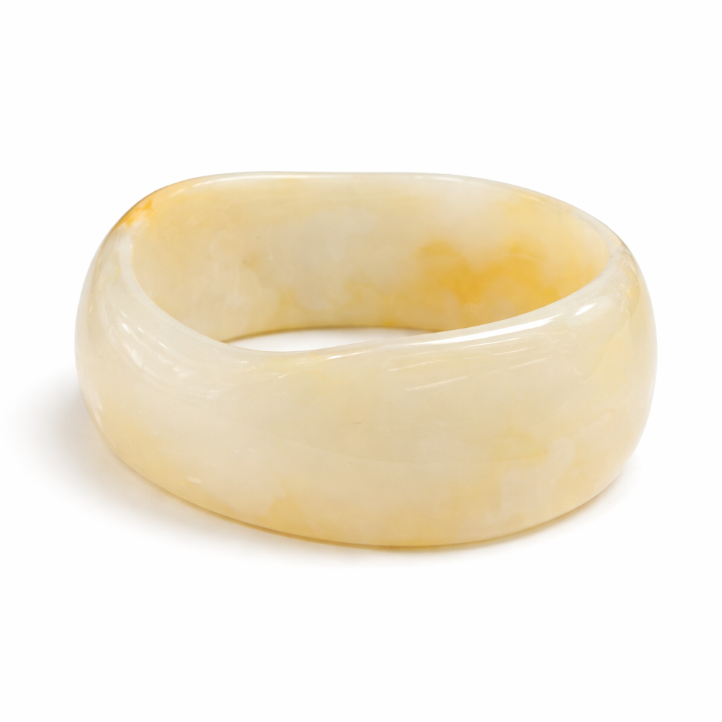 Sahira Jewelry Design | Jessie Beige Acrylic Bangle