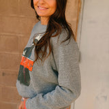 Daydreamer | Post Malone Post Leanin Vintage Raglan Sweatshirt - Heather Grey