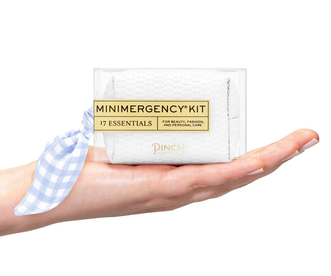 Gingham Scarf Minimergency Kit