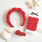 Bella Sleep + Spa | Makeup Headband - Red