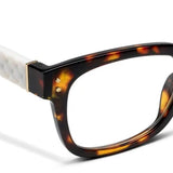 Peepers | Aubrey Blue Light - Tortoise/White