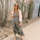 Kerri Rosenthal | Athena Tank Dress - Mid Grey