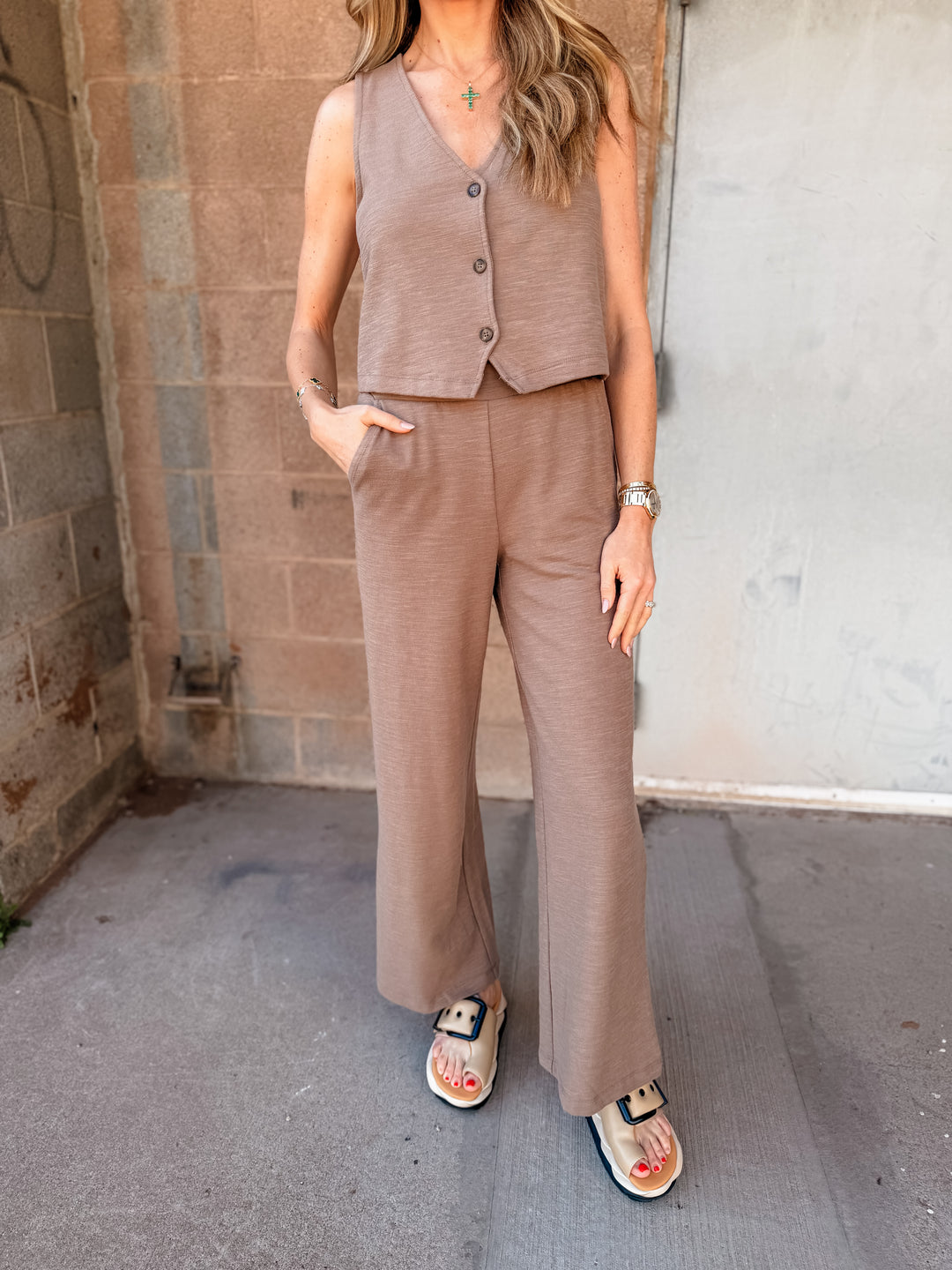 Z Supply | Andre Wide Leg Pant - Milk Shake