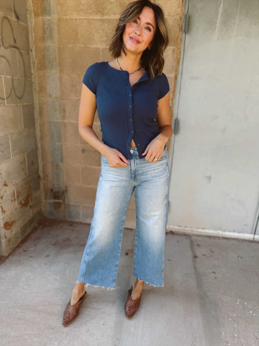 Free People| Most Wanted Cardi - Navy
