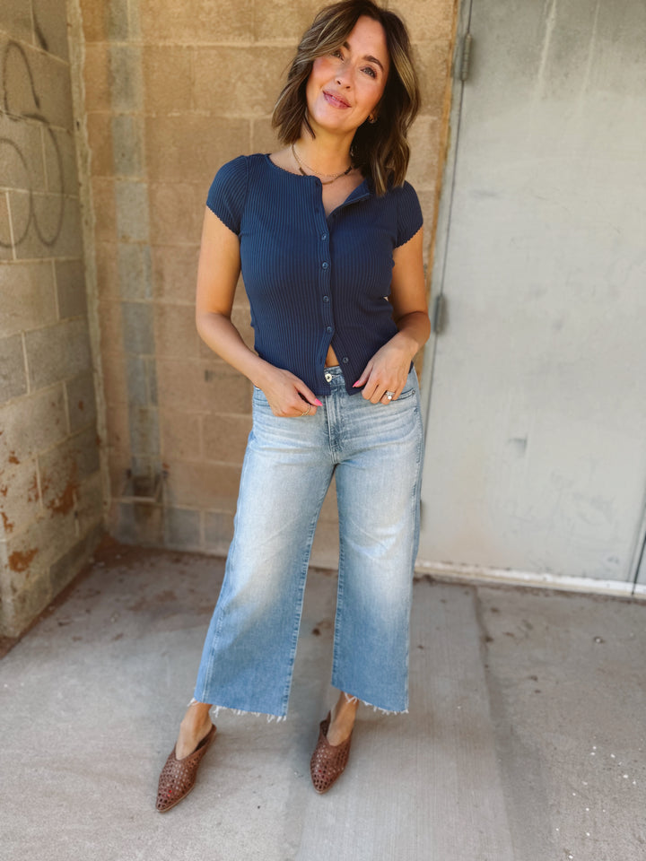 Free People| Most Wanted Cardi - Navy