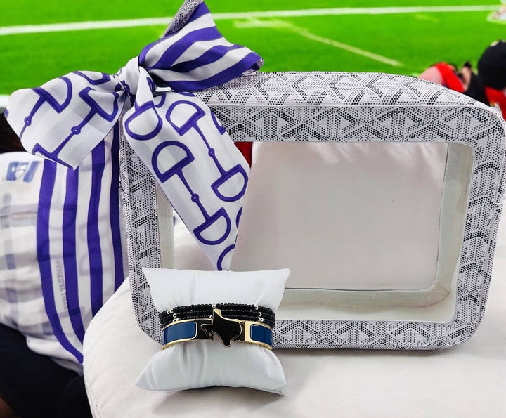 The Janette Clear Bag - White