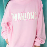 Friday + Saturday | Mahjong Mockneck - Pink