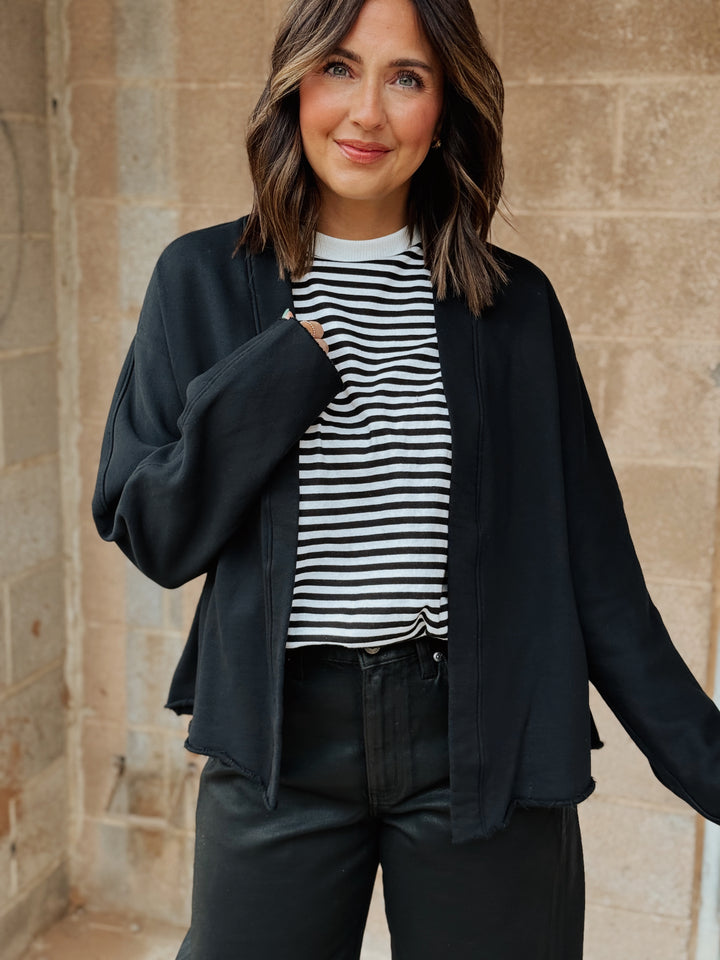 BLACK FRIDAY - FP Movement | Stripe Tackle Tee - Court Stripe Black