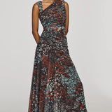 Hutch | Ester Dress - Brown/Multi