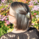 Solar Eclipse | Hand-painted Mini Claw Hair Clip - Bee