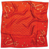 Jenni Earle | Silk Scarf - “Own Your Power” - Square Neck & Hair Scarf
