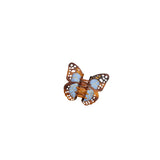 Solar Eclipse | Hand-painted Mini Boho Monarch Claw Hair Clip