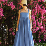 Maison Marigold | Laguna Sun Dress- Blue