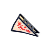 Solar Eclipse | Hand-painted Go Sports Pendant Flag Claw Hair Clip