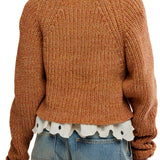 Free People | Low Tide Pullover - Cinnamon Spice