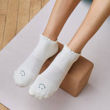 Pointe Studio | Women's Happy Full Foot Grip Sock – Bone