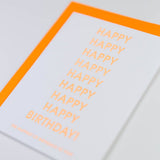 Happiest of Birthdays To You - Birthday - Letterpress Card