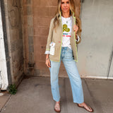 Sunny Somewhere | Mia Sunny Open Everyday Tee - White