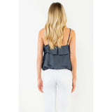 THML | Strapped Folded Tank Top - Navy