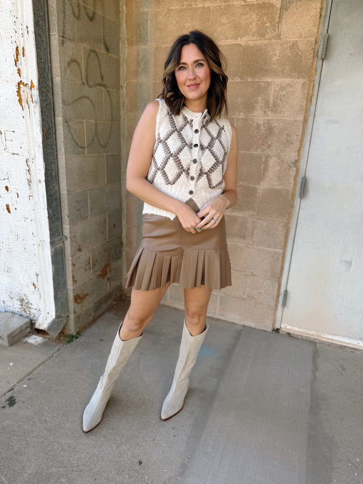 Heartloom | Mina Vest - Ecru