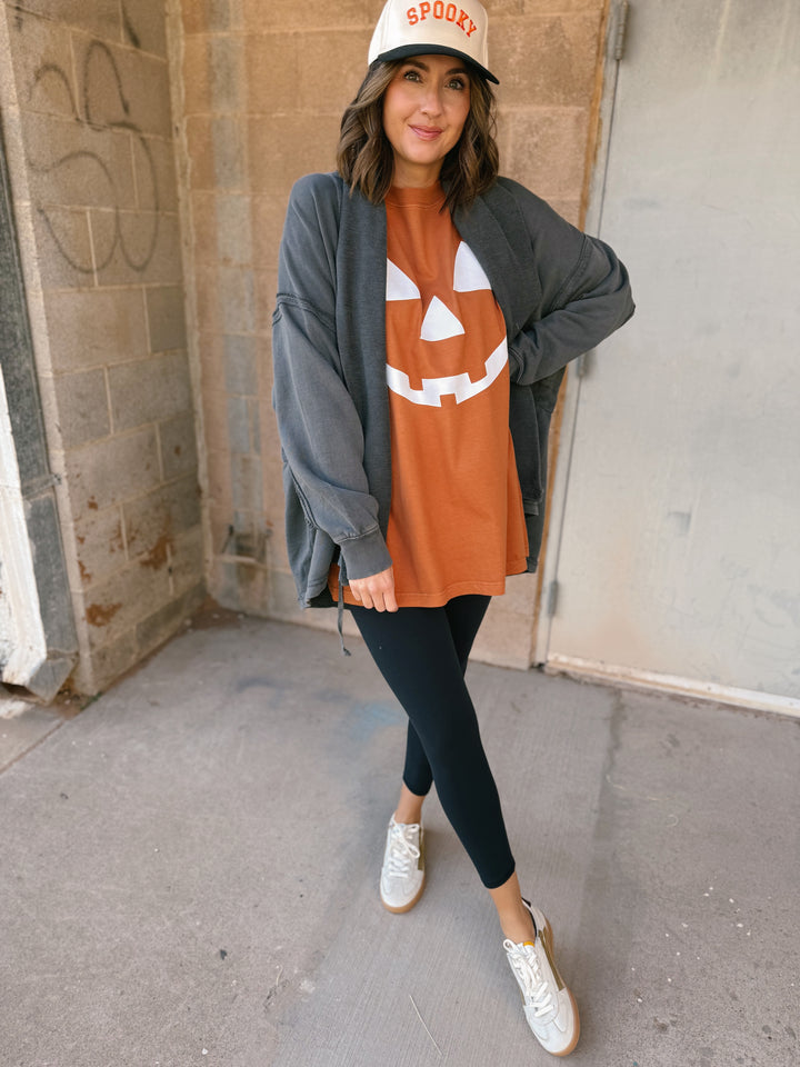 Pumpkin Oversized Tee