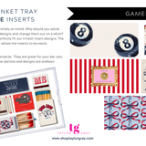 Taylor Gray | GAMEDAY OXFORD Trinket Tray Insert - 5.5X11