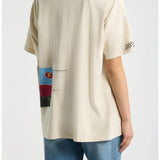 Daydreamer | Racecar Wrap Around Merch Tee - Dirty White