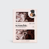 Kitsch | Satin Sleep Scrunchies 5pc- Cameo