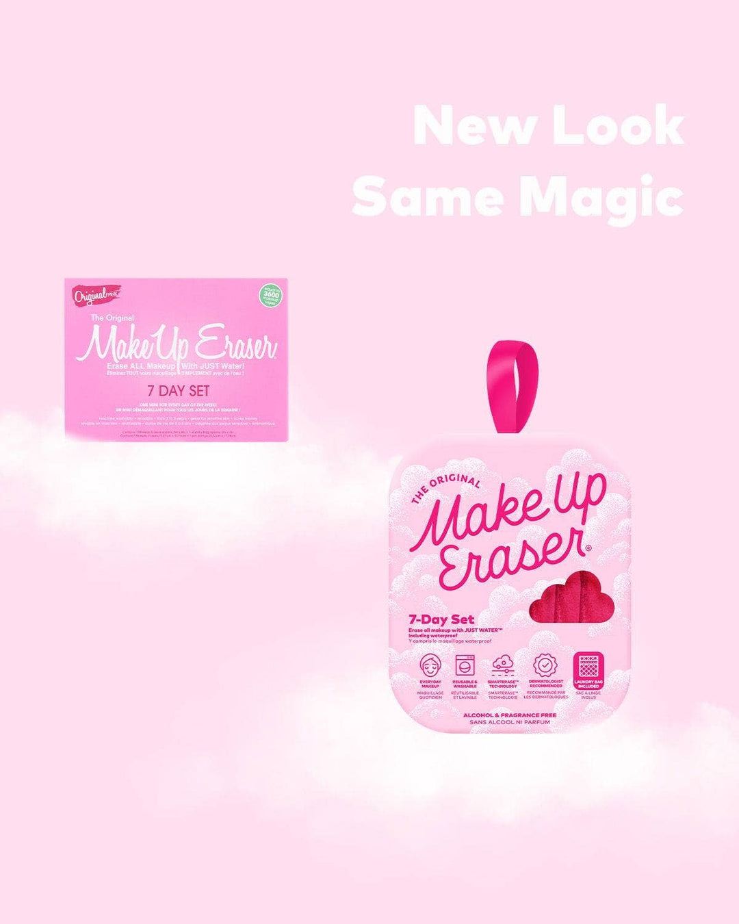 MakeUp Eraser | Pink 7-Day Set