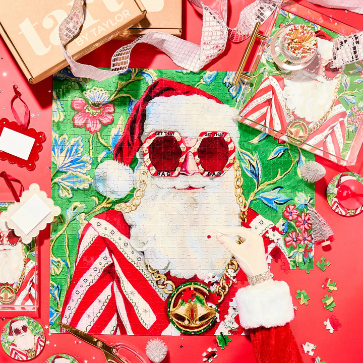 Swanky Santa Acrylic Puzzle