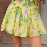 J. Marie Collections | The Rainey Skort Set - Yellow Resort Ruffles