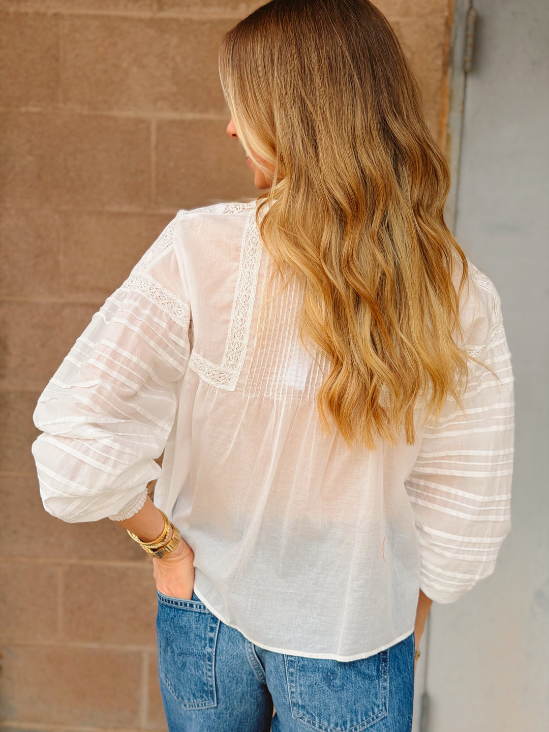 Sanctuary | Adore You Embroidered Blouse - White