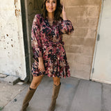 Free People | Kiki Kitten Heel Boot - Tan Suede