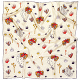 Jenni Earle | Silk Scarf - “I Am Free” - Square Neck & Hair Scarf
