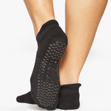 Pointe Studio | Women's Josie Strap Grip Sock – Black