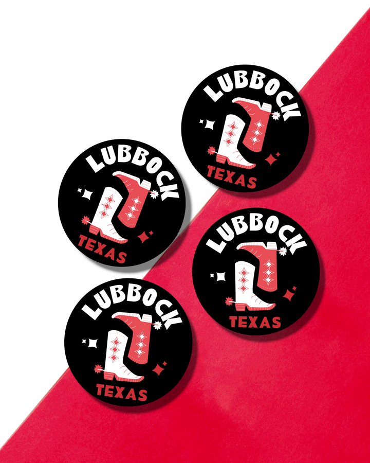 Lubbock Texas Coaster | Individual