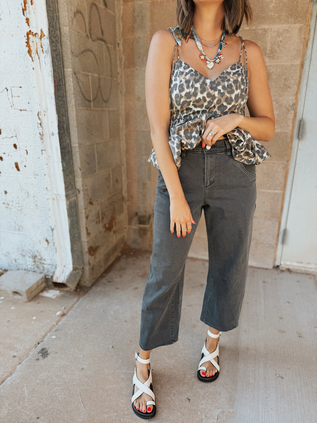 Lasso Baggy Fit Jean | Charcoal